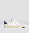 Cariuma Toca White Diamond Leather Smoke White Suede Blue Accents Sneaker Men