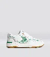 Cariuma Uba Gum White Leather Green Logo Sneaker Men