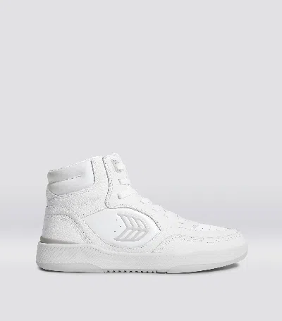 Cariuma Uba High White Premium Leather Ice Logo Sneaker Men