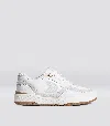 Cariuma Uba White Leather Smoke White Suede Ice Logo Sneaker Men In White Smoke/ice