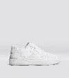 Cariuma Uba White Premium Leather Ice Logo Sneaker Men In White/ice