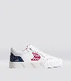 CARIUMA VALLELY PRO JAGGER 2024 WHITE LEATHER BLUE ACCENTS RED LOGO SNEAKER WOMEN