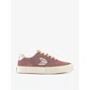 Cariuma Womens Suede Withered Naioca Branded Suede Low-top Trainers In Suede Withered