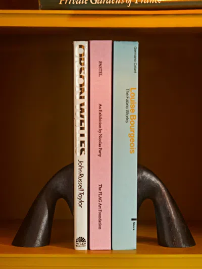 Carl Aubock Brass Painted Bookends Carl Auböck Abask Luxury Gift In Multi