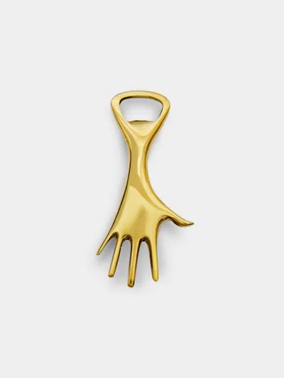 Carl Aubock Hand Brass Bottle Opener Carl Auböck Abask Luxury Gift In Gold