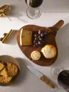 Carl Aubock Walnut Cheese Board With Knife Carl Auböck Abask Luxury Gift