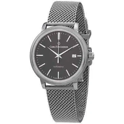 Pre-owned Carl F Bucherer Carl F. Bucherer Adamavi 39mm Automatic Grey Dial Men's Watch 00.10314.08.33.21