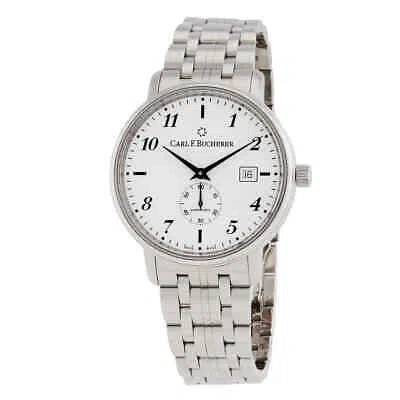 Pre-owned Carl F Bucherer Carl F. Bucherer Adamavi 40mm Automatic White Dial Men's Watch 00.10321.08.26.21