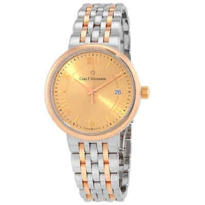Pre-owned Carl F Bucherer Carl F. Bucherer Adamavi Automatic Gold Dial Watch 00.10314.07.45.21