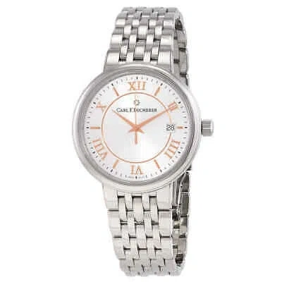 Pre-owned Carl F Bucherer Carl F. Bucherer Adamavi Automatic Silver Dial Men's Watch 00.10314.08.15.22
