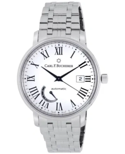 Pre-owned Carl F Bucherer Carl F. Bucherer Adamavi Automatic White Men's Watch 00.10323.08.21.21