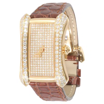 Pre-owned Carl F Bucherer Carl F. Bucherer Alacria Queen 10702.01.90.11 Women's Watch In 18kt Yellow Gold