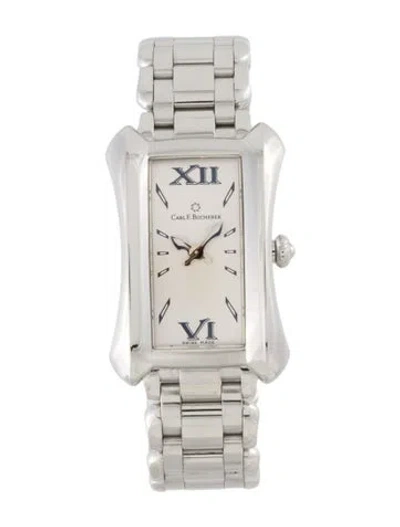 Pre-owned Carl F Bucherer Alacria Watch, 26mm In Multicolor