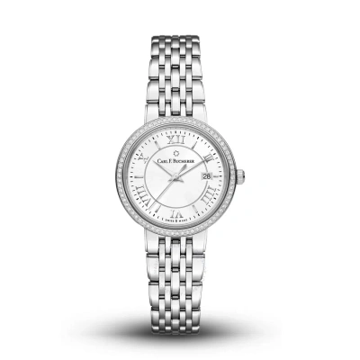 Carl F Bucherer Carl F. Bucherer Adamavi Quartz Diamond White Dial Ladies Watch 00.10315.08.15.31