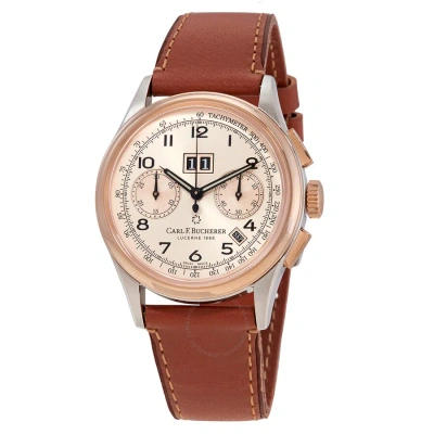 Carl F Bucherer Carl F. Bucherer Heritage Bicompax Annual Chronograph Automatic Watch 00.10803.07.42.01 In Brown