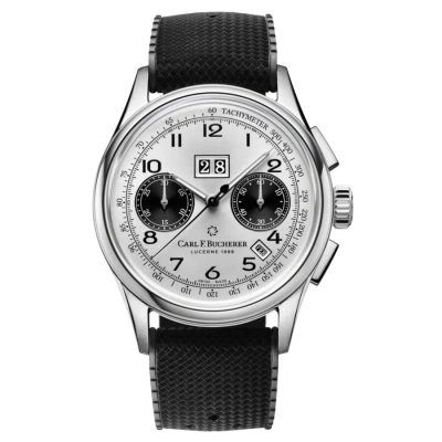 Carl F Bucherer Carl F. Bucherer Heritage Chronograph Automatic Silver Dial Unisex Watch 00.10803.08.12.01 In Black / Silver