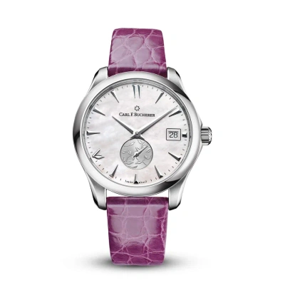 Carl F Bucherer Carl F. Bucherer Manero Autodate Automatic Ladies Watch 00.10922.08.73.01 In Purple