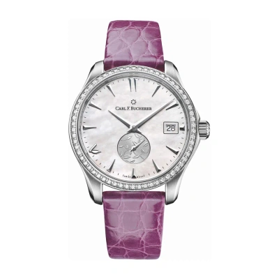 Carl F Bucherer Carl F. Bucherer Manero Autodate Love Automatic Diamond Ladies Watch 00.10922.08.73.11 In Pink