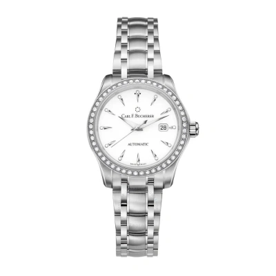 Carl F Bucherer Carl F. Bucherer Manero Automatic Diamond Silver Dial Ladies Watch 00.10911.08.23.31 In White