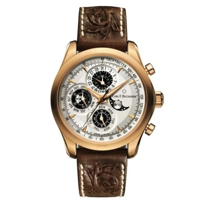 Carl F Bucherer Carl F. Bucherer Manero Chronograph Perpetual Automatic Men's Watch 00.10906.03.13.99 In Brown