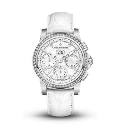 Carl F Bucherer Carl F. Bucherer Patravi Chronodate Chronograph Automatic Diamond Watch 00.10611.08.74.13 In White