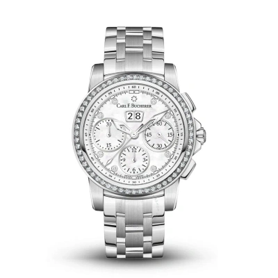 Carl F Bucherer Carl F. Bucherer Patravi Chronodate Chronograph Automatic Diamond Watch 00.10611.08.74.33 In Metallic