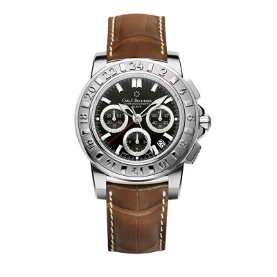 Carl F Bucherer Carl F. Bucherer Patravi Chronograph Automatic Men's Watch 00.10610.08.33.01 In Black / Brown