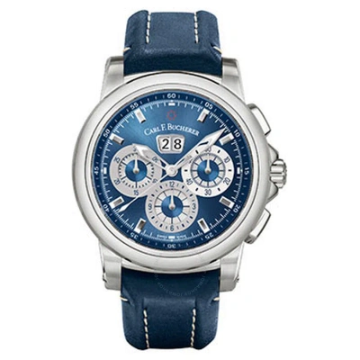 Carl F Bucherer Carl F. Bucherer Patravi Chronograph Automatic Men's Watch 00.10624.08.53.01 In Blue