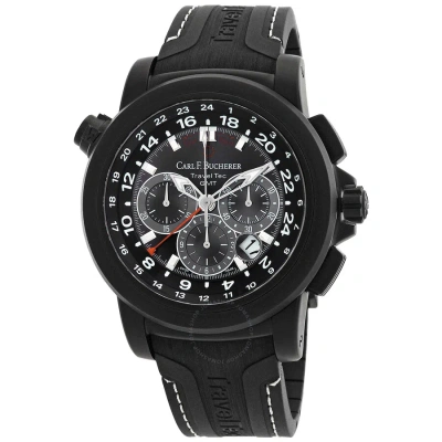 Carl F Bucherer Carl F. Bucherer Patravi Traveltec Chronograph Automatic Chronometer Black Dial Men's Watch 00.10620