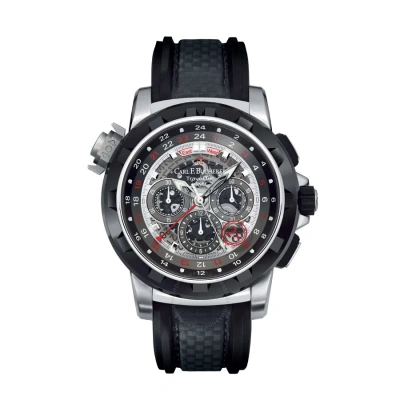 Carl F Bucherer Carl F. Bucherer Patravi Traveltec Fourx Chronograph Automatic Chronometer Men's Watch 00.10620.21.9 In Black