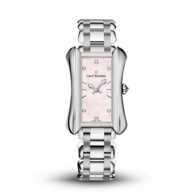 Carl F Bucherer Carl F. Bucherer Quartz Diamond Ladies Watch 00.10701.08.77.21 In Mother Of Pearl / Pink
