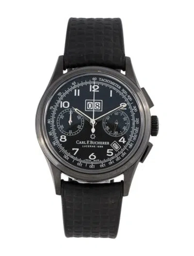 Pre-owned Carl F Bucherer Heritage Bicompax Annual Watch In Multi