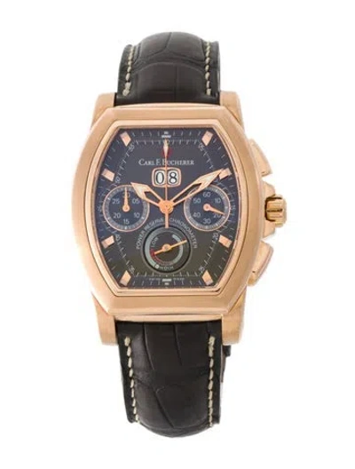 Pre-owned Carl F Bucherer Patravi T-graph Watch In Multi