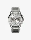 CARL F BUCHERER MENS 00.10803.08.12.23 HERITAGE BICOMPAX ANNUAL STAINLESS-STEEL AUTOMATIC WATCH SILVER