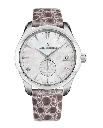 Pre-owned Carl F Bucherer Carl F. Bucherer Women's Manero Autodate Love Watch, Circa 2020s (authentic Pre-loved)