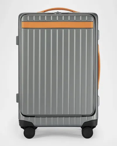 Carl Friedrik 22" Hardside Spinner Carry-on Suitcase In Silver