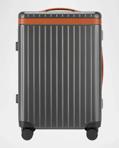 Carl Friedrik 22.75" Large Hardside Spinner Carry-on Suitcase In Silver