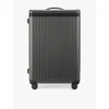 Carl Friedrik The Check-in Polycarbonate Suitcase 65cm In Black / Black