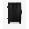 Carl Friedrik Black / Black The Large Check-in 4-wheel Polycarbonate Suitcase 76cm