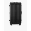 Carl Friedrik The Trunk Polycarbonate Suitcase 73cm In Black / Black