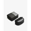 Carl Friedrik Transparent Mesh Packing Cubes Set Of Four Black In Black