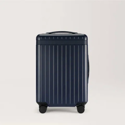 Carl Friedrik Carry-on Luggage - Hard Case Lightweight Polycarbonate - Navy Blue