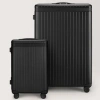 Carl Friedrik Check-in And Carry-on Luggage Set - Polycarbonate And Aluminium - Black