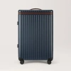 Carl Friedrik Check-in Luggage - Hard Case In Polycarbonate And Aluminium - Navy Blue - Hackett London Edition
