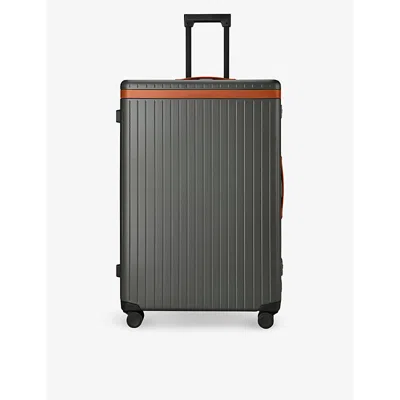 Carl Friedrik The Carry-on Pro Cabin Suitcase 55cm In Cognac/grey