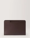 Carl Friedrik Easton Passport Holder In Chocolate