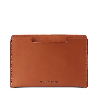 Carl Friedrik Easton Passport Sleeve In Brown