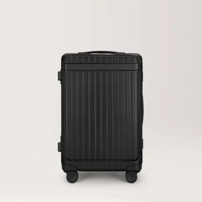Carl Friedrik Front Pocket Carry-on Luggage - Hard Case In Polycarbonate And Aluminium - Black In Black / Black