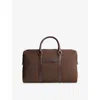 Carl Friedrik Ompact Nylon Weekender Chocolate In Brown