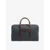 Carl Friedrik Ompact Nylon Weekender Navy/hackett In Blue